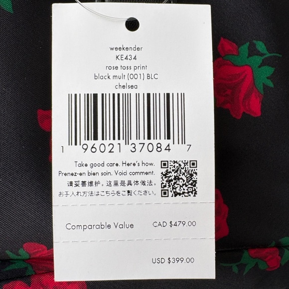 Kate spade weekender rose toss print - Picture 10 of 16